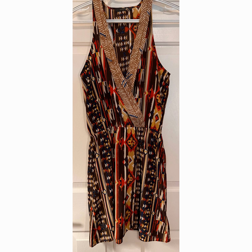 THML Women's Summer Dress Size S 35" Long x 16 1/2" Pit to Pit